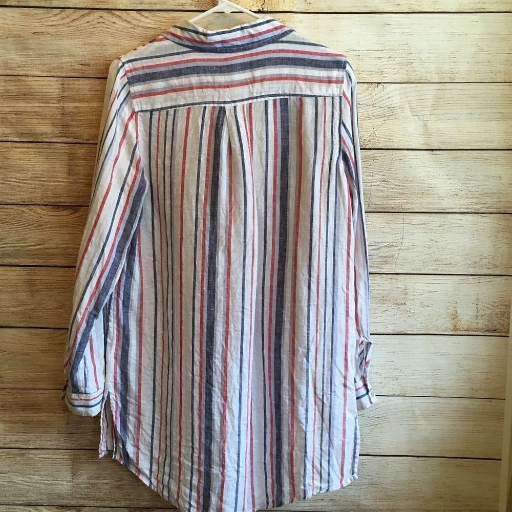 ARTISAN NY TUNIC TOP IN 100% LINEN - Picture 5 of 6